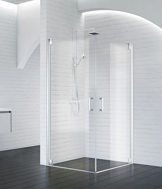 Душевой уголок BelBagno MARMI-AH-2-80/90-C-Cr