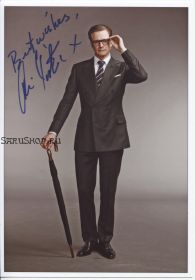 Автограф: Колин Фёрт. Kingsman: Секретная служба