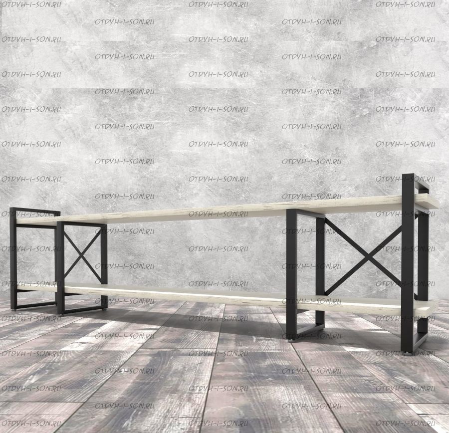 Тумба под ТВ Лофт 240 ( 248х34х62)