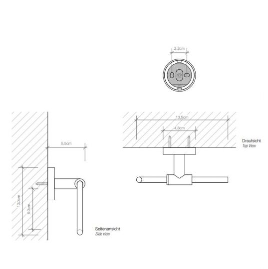 Держатель для туалетной бумаги Decor Walther BA TPH 05301 ФОТО