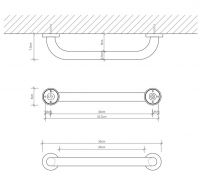 Поручень Decor Walther BA WGF 05320 схема 2