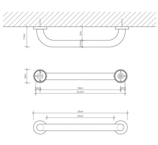 Поручень Decor Walther BA WGF 05320 ФОТО