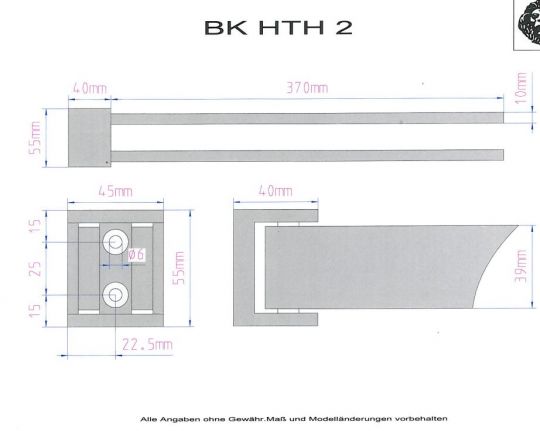 Полотенцедержатель Decor Walther настенный BK HTH 05923 ФОТО