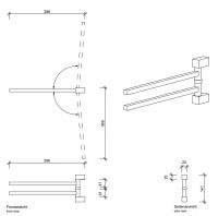 Полотенцедержатель Decor Walther BQ KHT 05707 схема 1