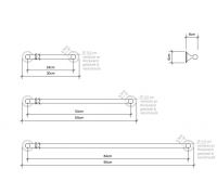 Держатель полотенец Decor Walther CL HTE 05102 схема 3