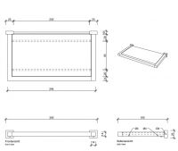 Полка Decor Walther CO GLA 05608 схема 5