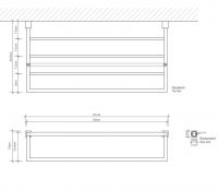 Полотенцедержатель Decor Walther CO KHT 05613 схема 5