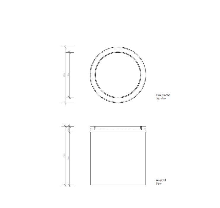 Ведёрко для ванной комнаты Decor Walther DW 06080 схема 4