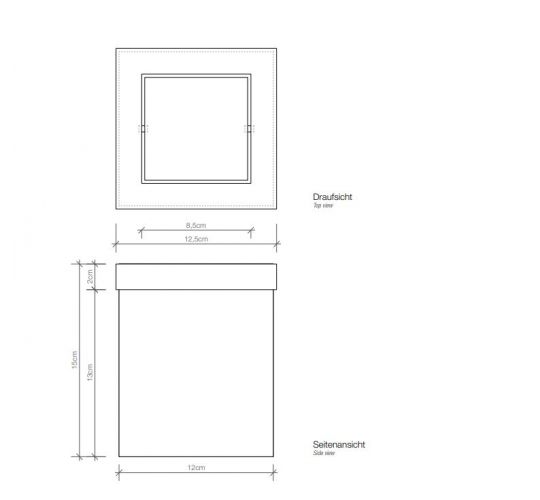 Ведро для ванной комнаты Decor Walther DW 06111 ФОТО