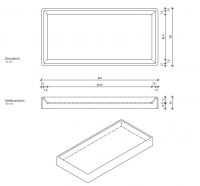 Универсальный контейнер для ванной комнаты Decor Walther DW 08179 схема 1