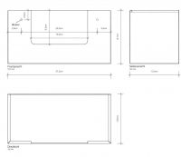 Диспенсер для бумажных полотенец Decor Walther DW 08189 схема 2