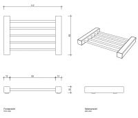 Мыльница в ванную Decor Walther DW 08248 схема 2