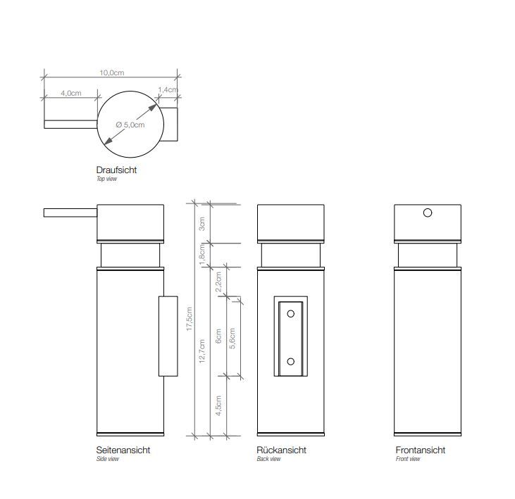 Диспенсер для жидкого мыла Decor Walther DW 08436 ФОТО