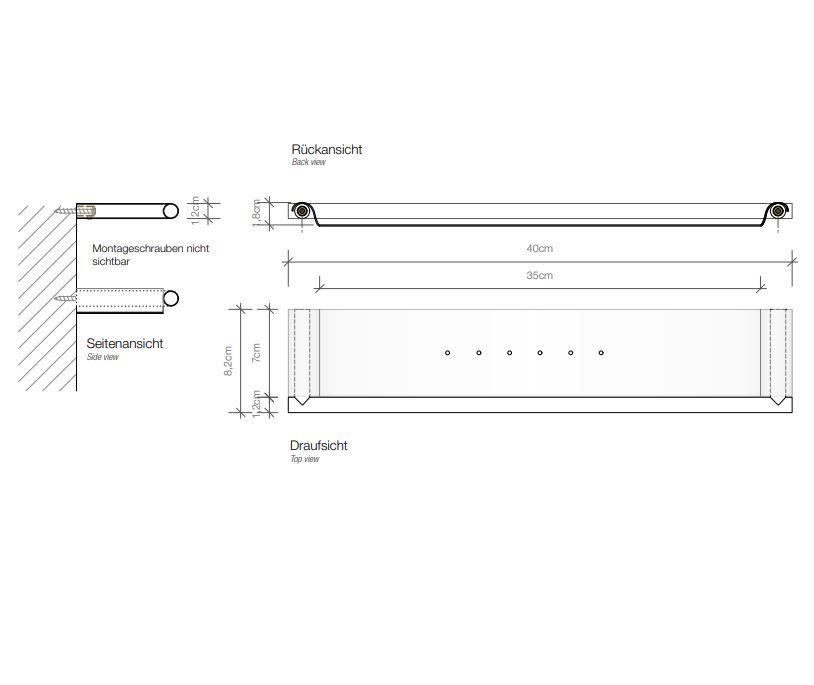 Полка Decor Walther MK ABL 05217 схема 6