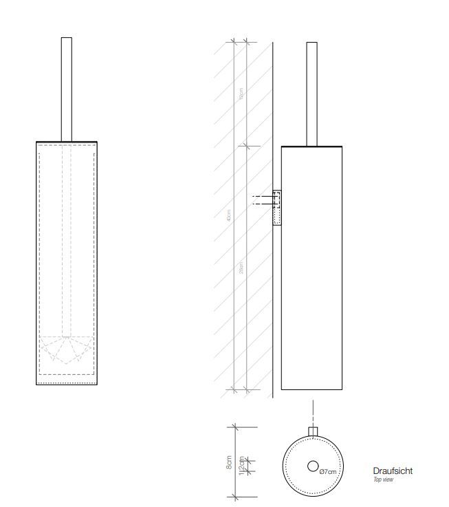 Ёршик для унитаза Decor Walther MK WBG 05213 схема 6