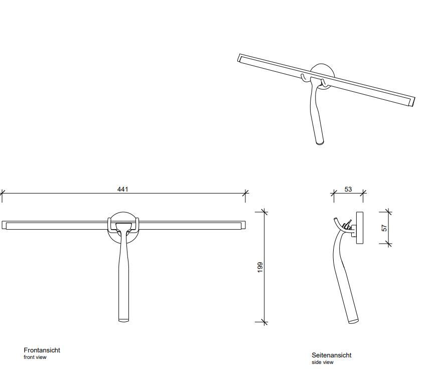 Скребок для душевой Decor Walther Quick XL 08428 ФОТО