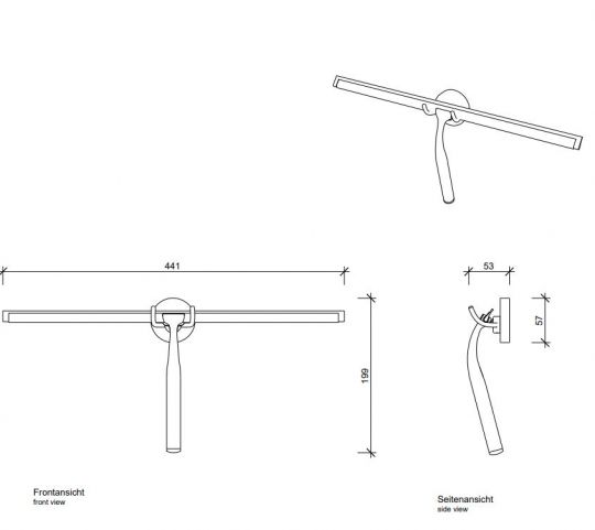 Скребок для душевой Decor Walther Quick XL 08428 ФОТО