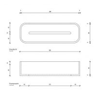 Бокс для ванной Decor Walther Stone SCT 09736 схема 1