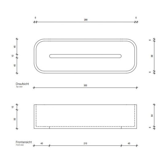 Бокс для ванной Decor Walther Stone SCT 09736 ФОТО