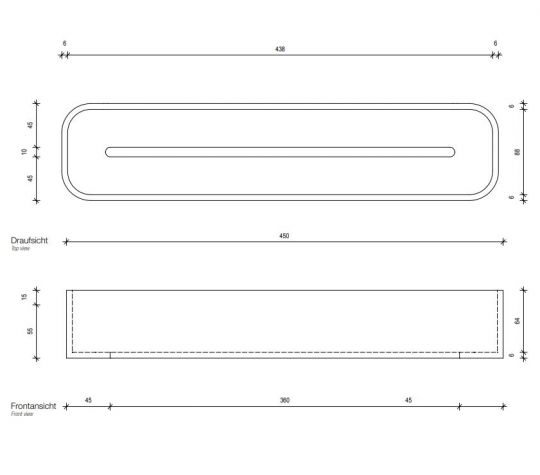 Универсальный контейнер для ванной комнаты Decor Walther Stone SCT 09737 ФОТО