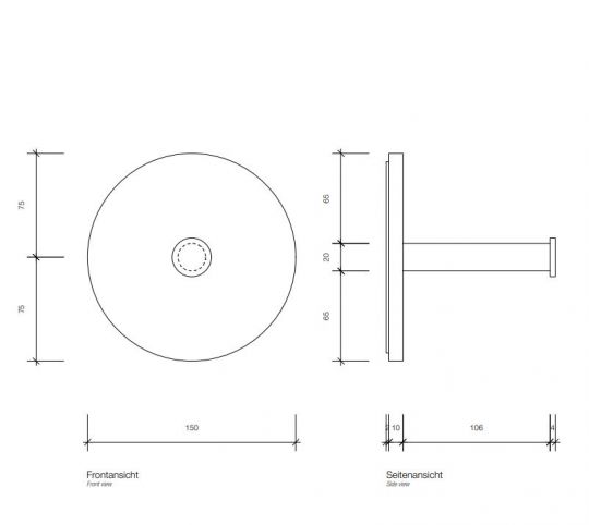 Держатель туалетной бумаги Decor Walther Stone TPH 09744 ФОТО