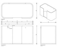 Держатель для бумажных полотенец Decor Walther Stone WPTB 09742 схема 2