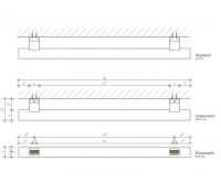 Полотенцедержатель Decor Walther TB HTE 05403 4x68 схема 1