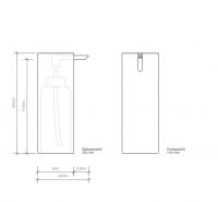 Дозатор для жидкого мыла Decor Walther TB SSP 05419 схема 1