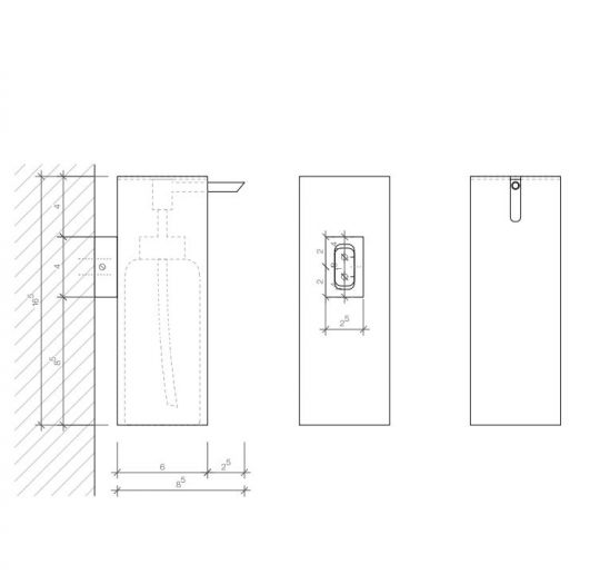 Дозатор для жидкого мыла Decor Walther TB WSP 05420 ФОТО