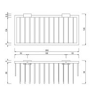 Полка для душа Decor Walther WA WND 07049 схема 2