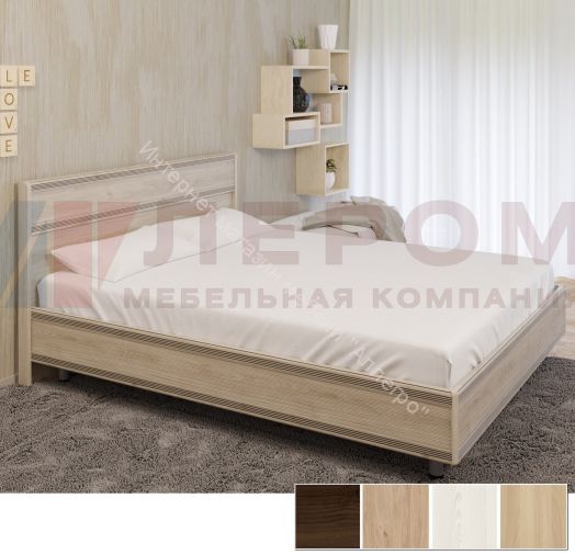 Кровать КР-2004 (1,8*2,0) Карина с жестким изголовьем