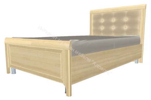 Кровать КР-2032 (1,4*2,0) Карина с мягким изголовьем
