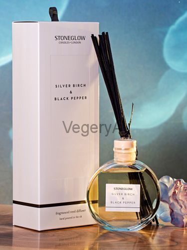 Диффузор Серебряная берёза и Чёрный перец 120мл StoneGlow Современная классика