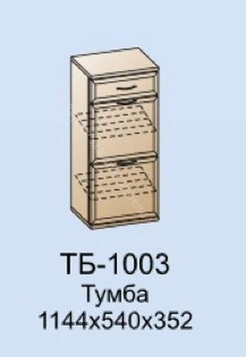 Тумба-обувница ТБ-1003 Карина Акация Молдау