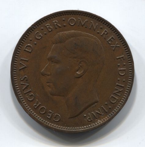 1 пенни 1940 Великобритания