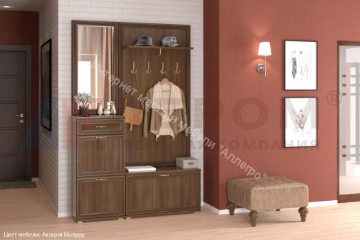 Прихожая КАРИНА комп.2 Гикори Джексон светлый