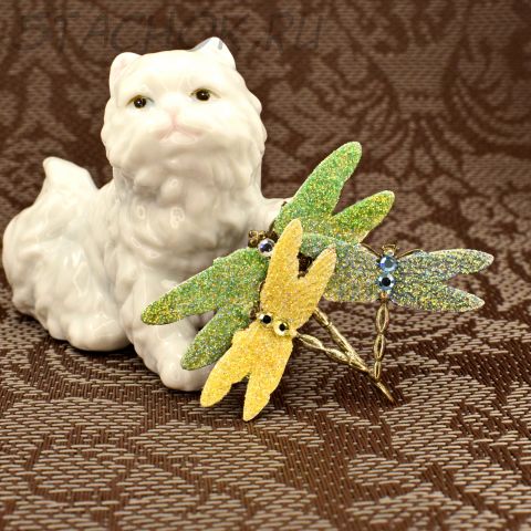 Брошь "Три стрекозки" (США)