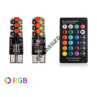 Светодиодная лампочка 105-T10A RGB с пультом
