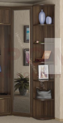 Шкаф ШК-1014 для одежды и белья угловой Карина