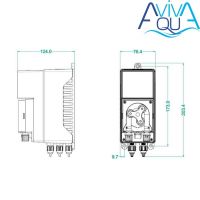 Перистальтический дозирующий насос Aquaviva KTHX Smart Plus pH/Rx 7 л/ч