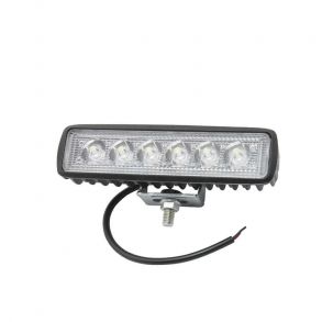 Тонкая led фара 18W дальнего света spot 12-24 вольт