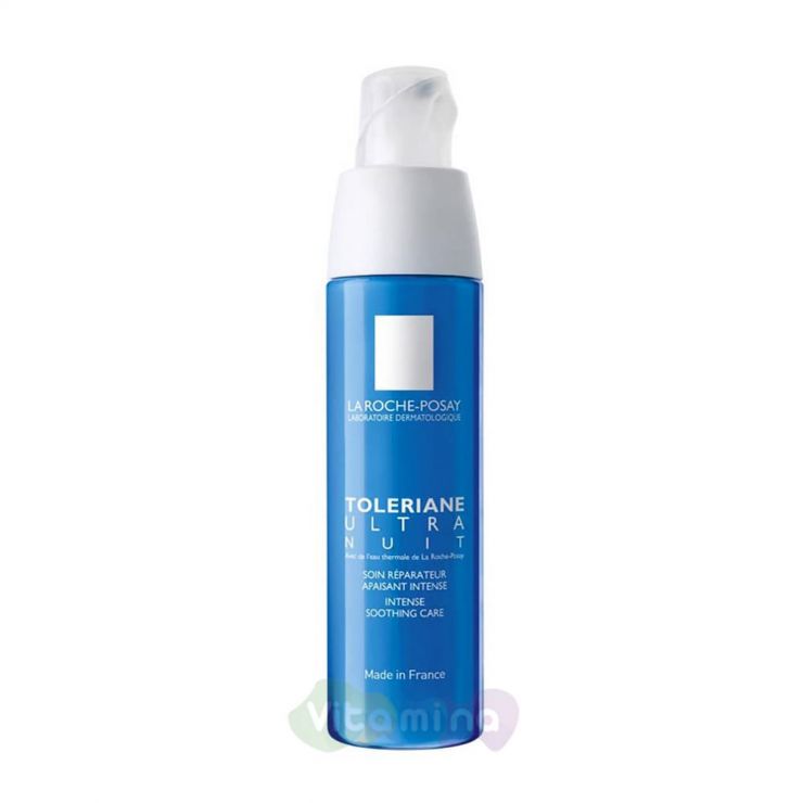 La Roche-Posay Toleriane Ночной успокаивающий уход для кожи лица и контура глаз, 20 мл