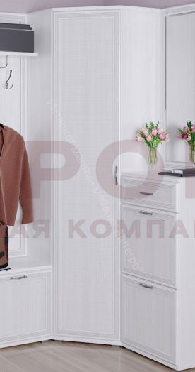 Шкаф ШК-1013 для одежды и белья угловой Карина