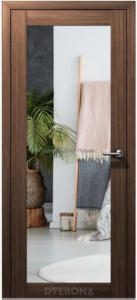 "Сингл Зеркало" Межкомнатная дверь с зеркалом Дверона