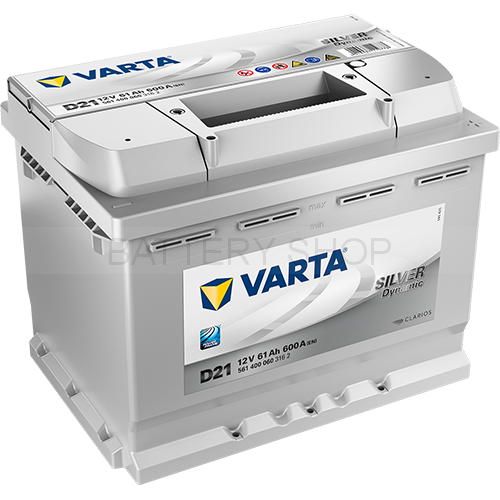 VARTA Silver Dynamic 61 Ah 600 A D21