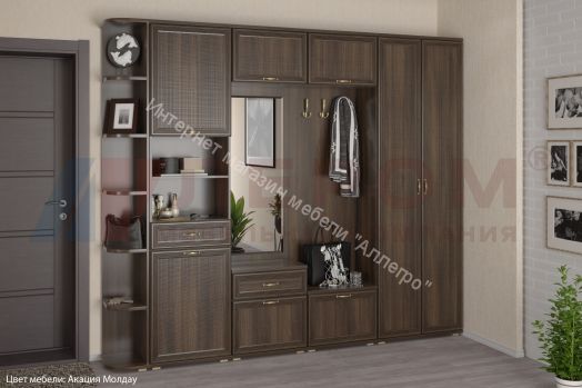 Прихожая КАРИНА комп.7 Гикори Джексон светлый