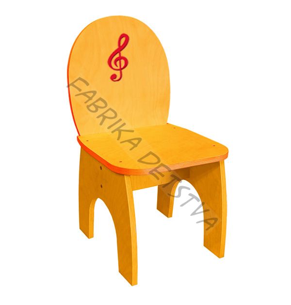 СТУЛ ДЕТСКИЙ СКР. КЛ. КРАСНЫЙ М-11 (КРАСКА)