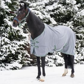 Попона денниковая FLEECE-LINED на флисе серый