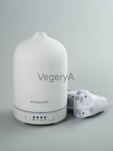 Аромамашина Электрический диффузор с подсветкой 50кв.м. StoneGlow Белый