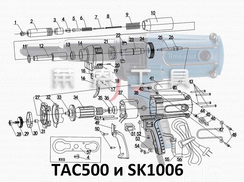 20-L40068H00 Втулка для  заклепочника TAC500 и SK1006